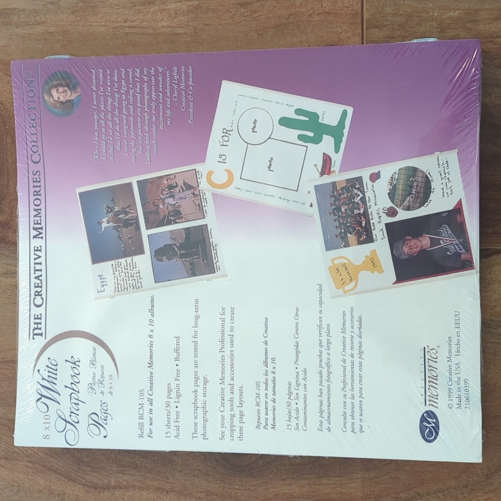 NEW Creative Memories 8x10 White Scrapbook Pages